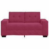 Sofa Wine Red 160 x 77 x 82 cm Fabric 4105114