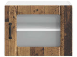 Wall Glass Cabinet LUCCA Old Wood 40 x 31 x 40 cm 884850