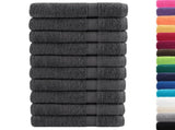 Premium Sauna Towels "SOLUND" 10 pcs Anthracite 80x200 cm 600 gsm 137170