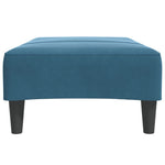 Footstool Blue 77x55x31 cm Velvet 4007374