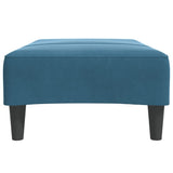 Footstool Blue 77x55x31 cm Velvet 4007374