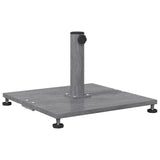 Outdoor Umbrella Base Dark grey wood look 45 x 45 x 31 cm Steel 42009945