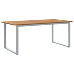 Garden Dining Table Grey 180 x 90 x 75 cm 4010596