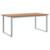 Garden Dining Table Grey 180 x 90 x 75 cm 4010596