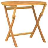 Garden Dining Set Natural Teak Solid Teak Wood Regular Foldable 3155019