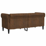 Sofa Brown 182.5 x 74.5 x 74.5 cm Polyester 42013009