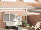 Retractable Awning Multicolour 350 x 250 cm 3330285