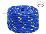 Multipurpose Utility Rope 18 mm 100 m Blue PP 1995 kg Max Load 3472926