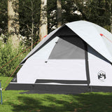 Family Tent Dome 6-Person White Blackout Fabric Waterproof 94706