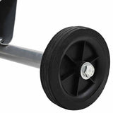 Drum Fan with Wheel Silver 79 x 37 x 82 cm Aluminium 42001424