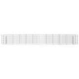 Gabion Raised Bed Galvanised Iron 400x50x50 cm 152028