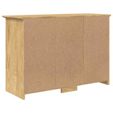 Sideboard BODO Honey Brown 115.5 x 44 x 80 cm Engineered Wood 42023482