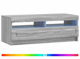 LED TV Cabinet Grey Sonoma Engineered Wood 897881