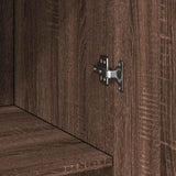 Highboard Brown Oak 70x42.5x185 cm Engineered Wood 3281433