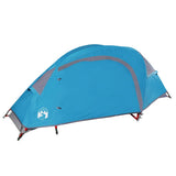 Camping Tent Dome 1-Person Blue Waterproof 94560