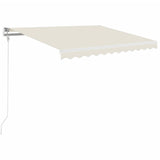 Manual Retractable Awning 350x250 cm Cream 3068877