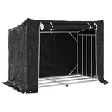 Firewood Rack with Rain Cover 151x80.5x110.5 cm Galvanised Steel 4104942