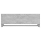 Wardrobe Concrete Grey 100x32.5x35 cm Engineered Wood 808237