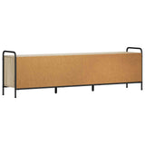 TV Cabinet 167.5 x 33 x 50 cm Sonoma Oak Engineered Wood 8013747