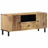 TV Cabinet 105x33x46 cm Solid Wood Mango 356905