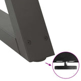 Dining Table Legs 2 pcs Anthracite 50x cm Steel 4012718