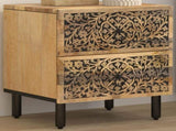 Bedside Cabinet 40x33x46 cm Solid Wood Mango 358210