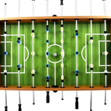 ZNTS Football Table Steel 60 kg 140x74.5x87.5 cm Light Brown and Black 92502