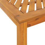 Garden Dining Set 5 pcs Brown 90 x 90 x 74 cm Solid acacia wood 3154105