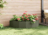Planter Olive Green 120 x 60 x 35 cm Steel 883685