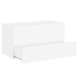 Sink Cabinet White Engineered Wood 90x38.5x45 cm Sink Cabinet 804755