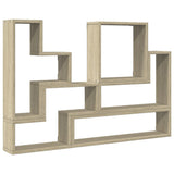 Wall Shelf Sonoma Oak 96x12x64 cm Engineered Wood 840802