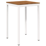 Garden Bar Table Natural and White 70 x 68.5 x 105 cm 901335