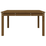 Garden Table Honey Brown 82.5x82.5x45 cm Solid Wood Pine 824123