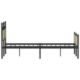 Bed Frame without Mattress Sonoma Oak 120x200 cm Engineered Wood 4106978