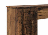 Fireplace Surround Old Wood 100 x 20 x 100 cm Engineered Wood 8006622