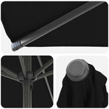Garden Parasol with Base 200 x 300 cm Polyester Rectangular 42036209