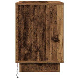 Bedside Cabinet with Drawer 2 pcs Old Wood 50 x 34.5 x 50 cm 869591