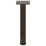 Coffee Table Legs 4 pcs Natural Steel 42-44 cm Steel 4012455