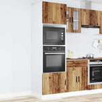 Oven Cabinets 2 pcs Porto Old Wood Engineered Wood 3315059