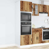 Oven Cabinets 2 pcs Porto Old Wood Engineered Wood 3315059