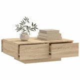 Coffee Table Sonoma Oak 90x60x31 cm Engineered Wood 804178