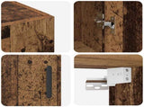 Wall Cabinet Old Wood 69.5 x 34 x 90 cm Engineered Wood 879519