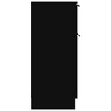 Sideboard Black 30x30x70 cm Engineered Wood 811117
