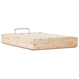 Ottoman Bed Frame with Storage Natural 140 x 200 cm 3418750