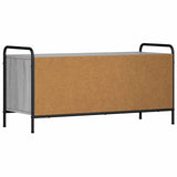 TV Cabinet 100 x 39.5 x 50 cm Grey Sonoma Engineered Wood 8013761