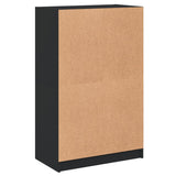 Highboard Black Engineered Wood 68x37x109 cm Highboard 3295851