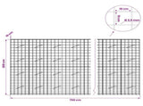 Gabion with 3.5 mm Wire and 10x10 cm Mesh 750x10x200 cm 3463065