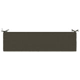 2-Piece Bench Cushions SOEST 2 pcs 100% Polyester Anthracite 949795