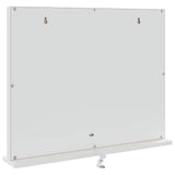 LED Vanity Mirror White 58 x 10 x 47 cm Glass and Steel 42020527
