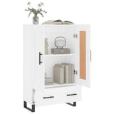Highboard White 69.5x31x115 cm Engineered Wood 830348
